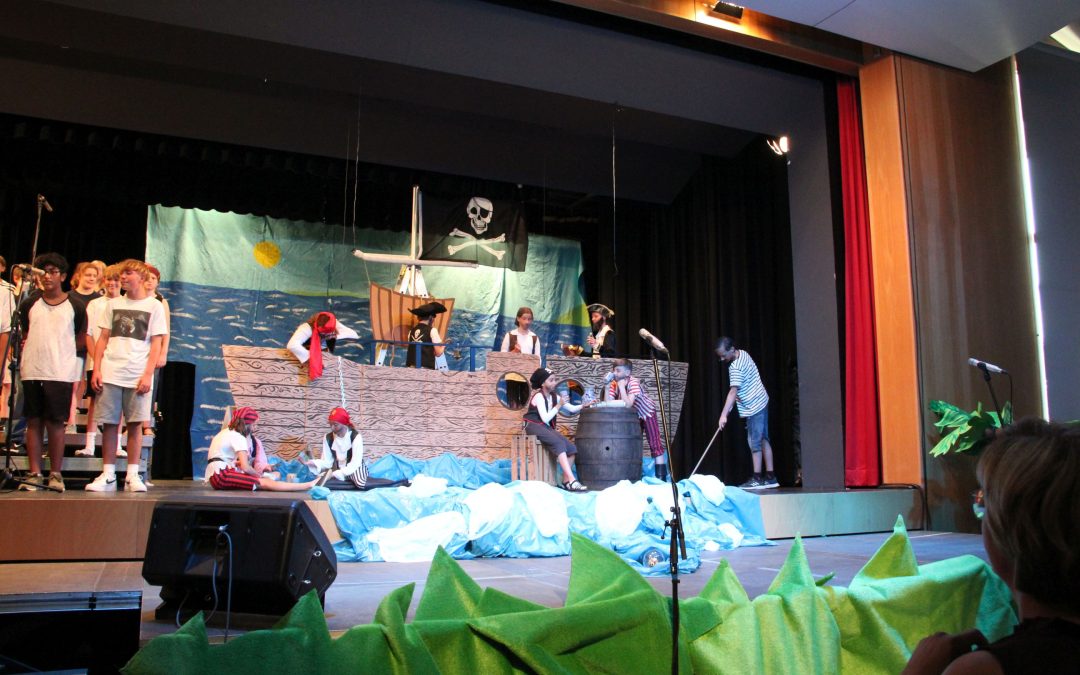 Auf hoher See beim Musical
