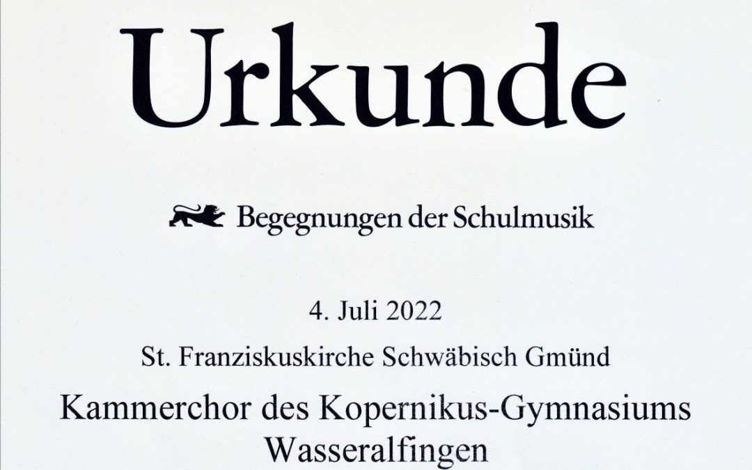 Chorbegegnung