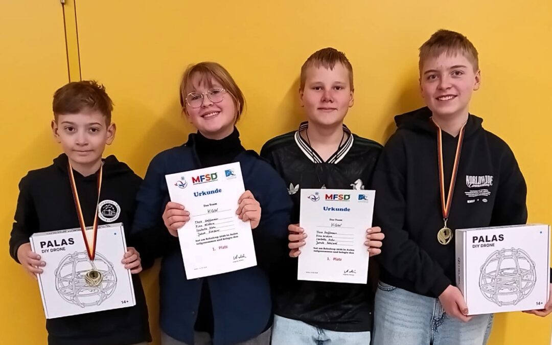 1. Platz beim Schulcup 2026